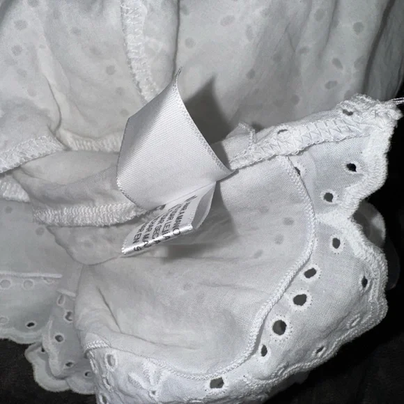 Charo Ruiz White Eyelet Lace Garment - Picture 7 of 12